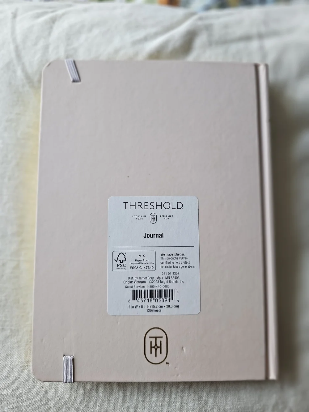 Threshold Floral Hardcover Journal — Pink, Yellow & Green
